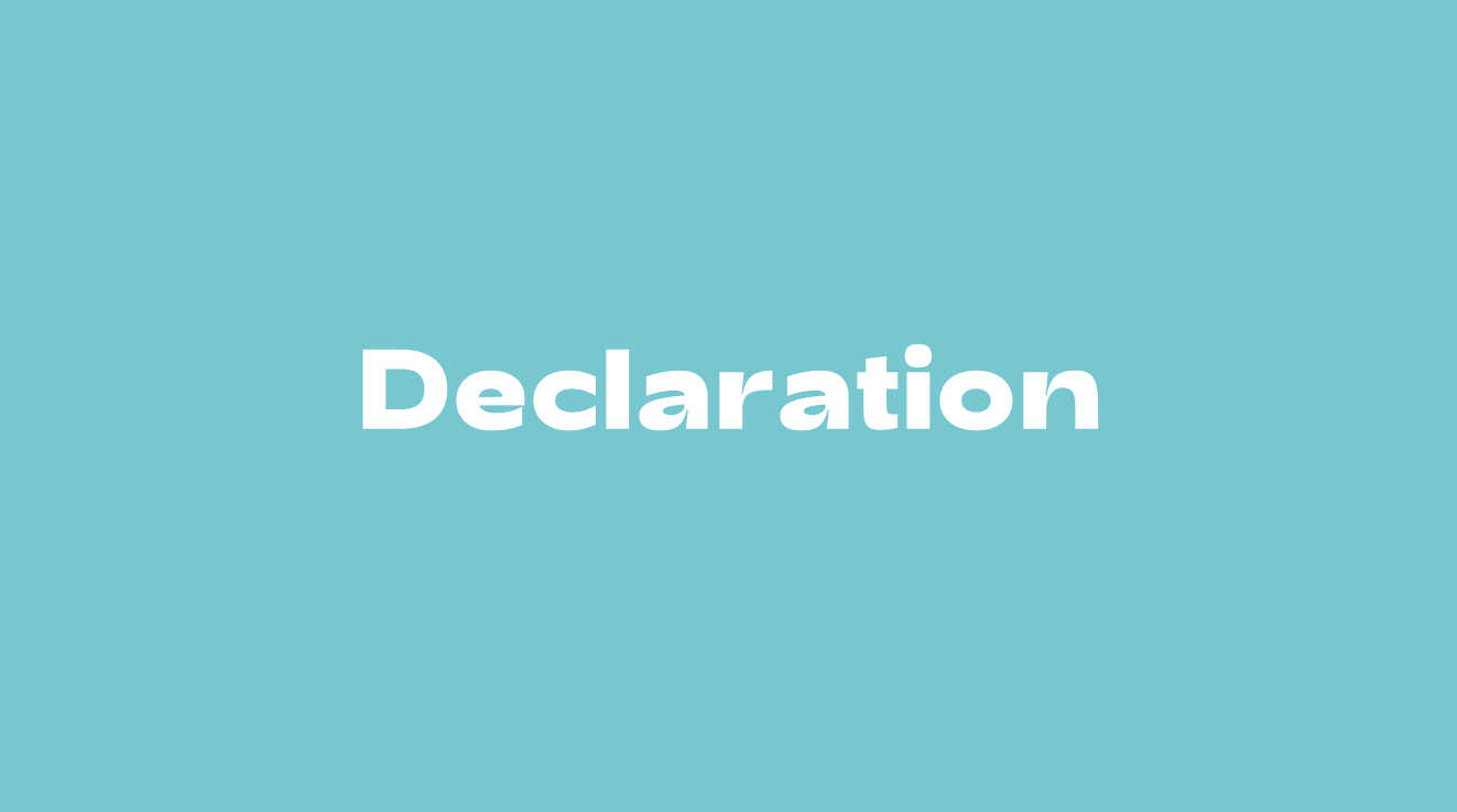 Declaration